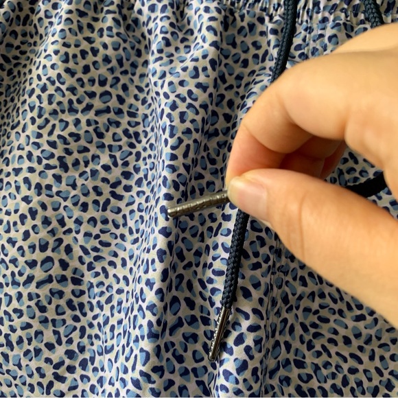 ALL FENIX Australia Pebble Leopard Abstract Print Short Blue Men Swim Trunks XL - Picture 3 of 12